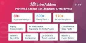 Enter Addons Pro 1.0.5_网站设计元素工具包Elementor组件