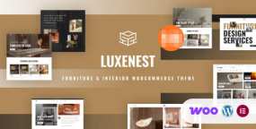 LuxeNest 1.0.1_家具电商与室内装饰设计WordPress主题