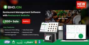 Bhojon汉化版v4.0_PHP餐厅管理系统网站源码