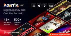 Agntix WordPress主题_创意数字营销与设计机构网站