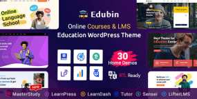 Edubin汉化版_WordPress网上教培和课程销售主题