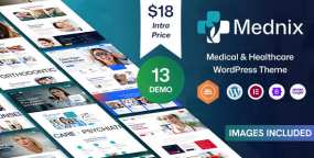 Mednix医疗健康WordPress主题V1.0.1_医院诊所网站模板