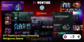 WowTube V1.0.1_视频流媒体OTT网站WordPress主题