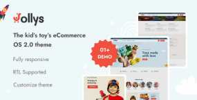 Jollys玩具电商Shopify主题_母婴用品跨境电商模板