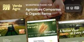 VerdaAgro农业企业WordPress主题_农产品加工厂网站模板