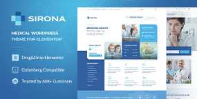 Sirona破解版v1.2.5_WordPress医院诊所网站建设主题