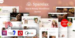 WordPress主题Sparelax 5.0_美容SPA会所网站模板