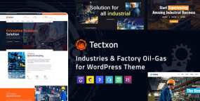 WordPress主题Tectxon 6.1 工业制造企业建站模板