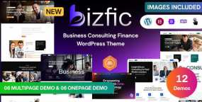 Bizfic v1.8 WordPress商业咨询主题 | 金融咨询网站模板