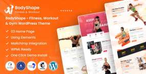 BodyShape v1.2 WordPress健身房网站主题