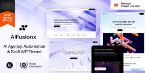 AIFusionX WordPress主题_AI服务企业建站模板