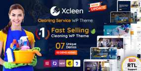 Xcleen保洁公司WordPress主题_家政公司网站模板