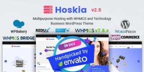 Hoskia虚拟主机租赁网站模板WordPress主题