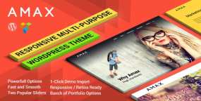 Amax v1.1.10-灵活的多用途WordPress主题