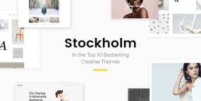 Stockholm汉化版|时尚设计作品集网站WordPress主题