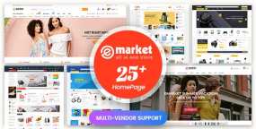 eMarket主题v1.1.9-多功能MarketPlace外贸商店OpenCart 3主题
