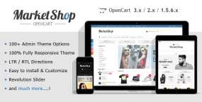 MarketShop主题 v2.1.2-多功能电子商务用户体验外贸商店OpenCart主题