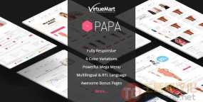 SJ Papa服装店外贸商店Joomla模板 更新至v3.9.6
