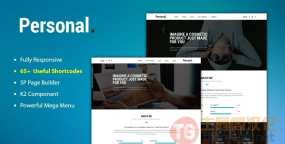 Sj Personal个人作品展示Joomla模板 更新至v3.9.6