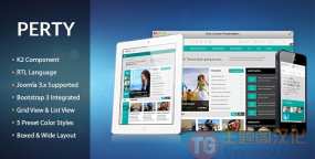 SJ Perty新闻杂志网站建站Joomla模板 更新至v3.9.6