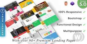 TrueLander企业官网着陆页HTML模板 v5.0