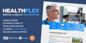 WordPress主题HealthFlex医疗机构医疗保健网站模板