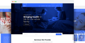 JS Medico医院医疗中心医疗保健网站Joomla模板 更新至v1.5
