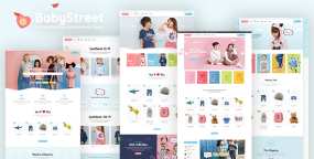 BabyStreet(v1.7)婴幼儿产品跨境电商WooCommerce主题