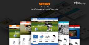SJ Sport Store运动用品外贸商店Joomla模板 v3.9.6