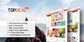 Sj TopDeal在线外贸商店网站高级Joomla模板 v3.9.6