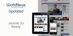 SJ WorldNews新闻杂志网站Joomla模板 v3.9.6