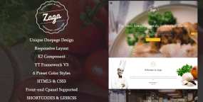 SJ Zaga酒店餐厅网站Joomla模板 v3.9.6