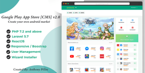 Google Play App Store适用于Android应用软件商店网站CMS v2.0.10