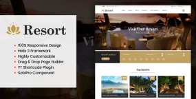 Sj Resort II适用于酒店和度假村的高级Joomla模板 v3.9.0