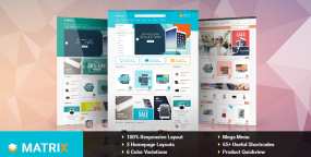 SJ Matrix电子商务网站Joomla模板 v3.9.6