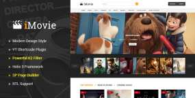 SJ iMovie影视播放视频门户网站Joomla模板 v3.9.6