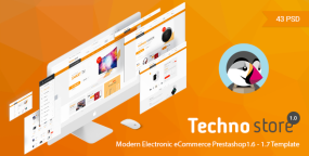 Technostore响应式电子产品店Prestashop主题 v1.0