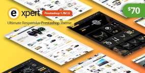Prestashop主题Expert 1.0：响应式多用途外贸商店Prestashop主题