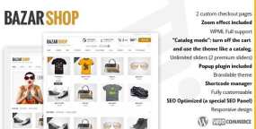 WordPress主题Bazar 3.21.2 服饰店外贸商店WooCommerce主题