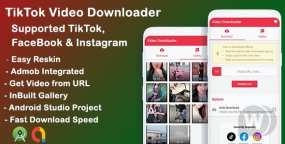 Tiktok、Facebook、Instagram视频下载器Android源码 v1.0