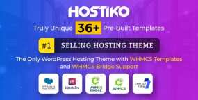 Hostiko破解版v94.4 虚拟主机和域名服务商WordPress主题