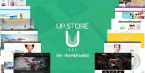 UpStore汉化版_WordPress跨境电商外贸网站模板