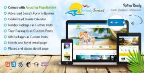 Trendy Travel破解版(V6.4) 旅游行业网站模板WordPress主题