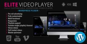 Elite Video Player汉化版V11.0.1 | WordPress视频播放器插件