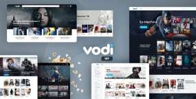 Vodi汉化版(v1.2.13) 在线电影电视节目流媒体网站WordPress主题