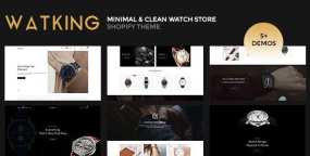 Watking简洁清新的手表店珠宝店Shopify主题
