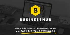 Business Hub素材源码虚拟物品在线销售WordPress主题V1.1.12