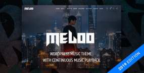 Meloo v2.8.0 | 音乐艺人和歌手乐队网站WordPress主题