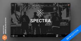 Spectra汉化版音乐家歌手乐队和演唱会WordPress主题V2.6.2
