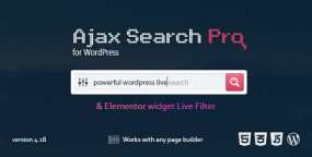 Ajax Search Pro破解版_实时过滤搜索器WordPress插件